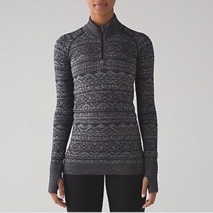 Lululemon Restless Pullover Half ZIP Slate Grey